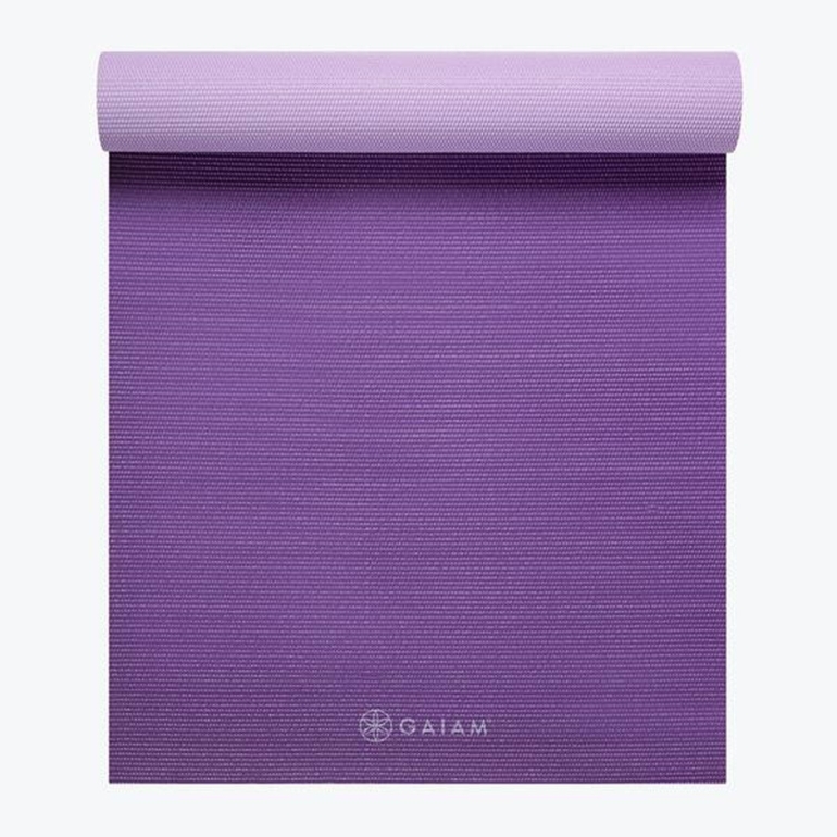 Gaiam Premium 2-Color Yoga Mat (6mm)