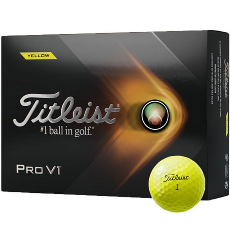 Titleist Pro V1 Yellow