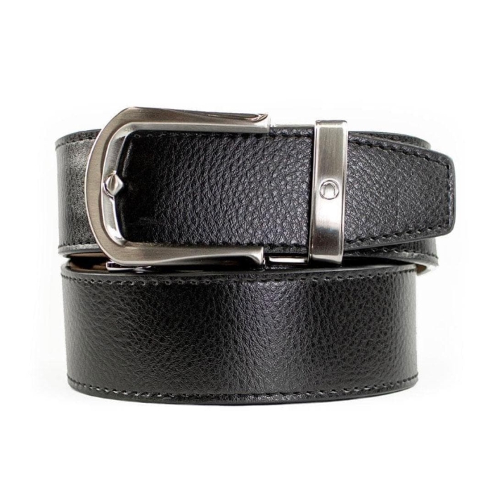 NexBelt Frances Ebony Leather Black Belt