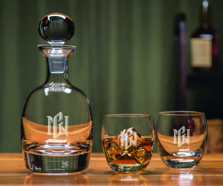 Barrell Decanter Set - 3 PC